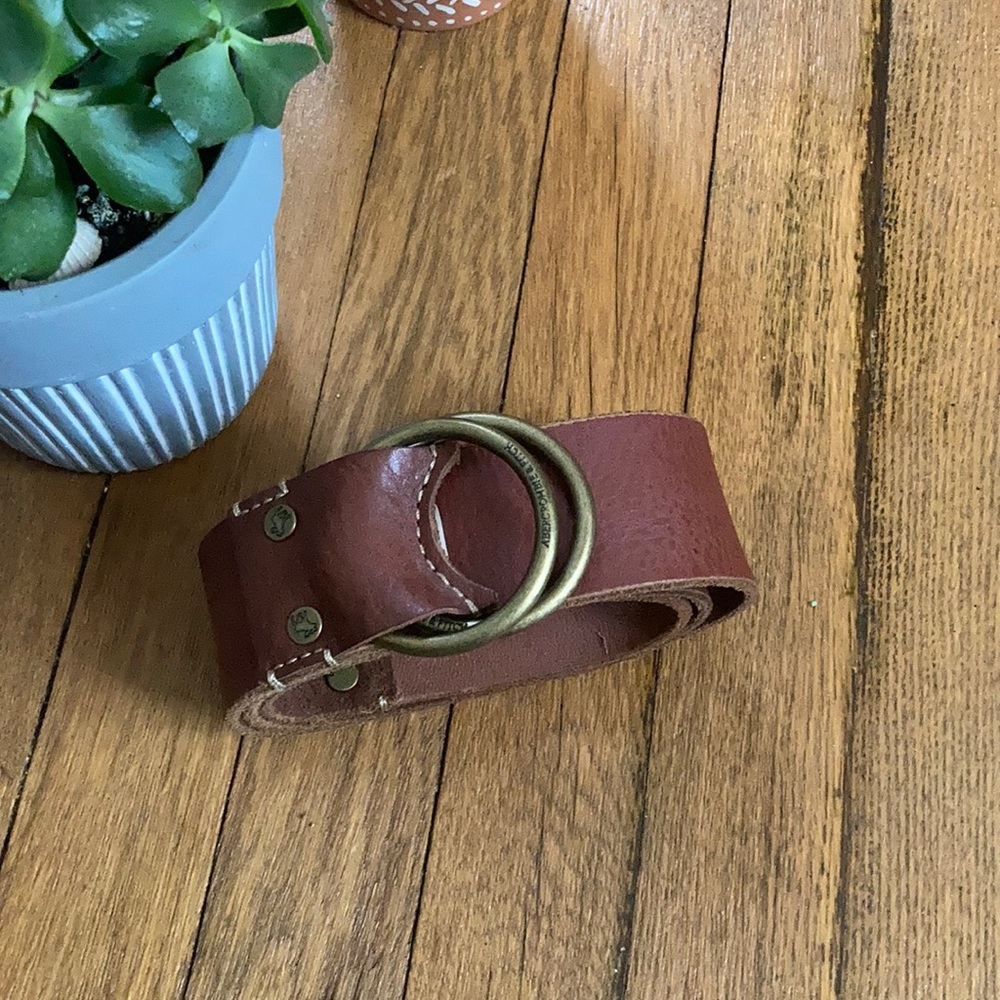 Abercrombie & Fitch brown leather belt